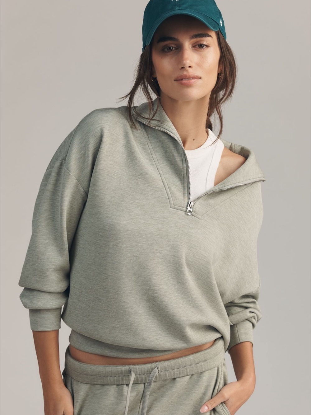 NWT Varley Hawley Half-Zip Pullover Sweatshirt